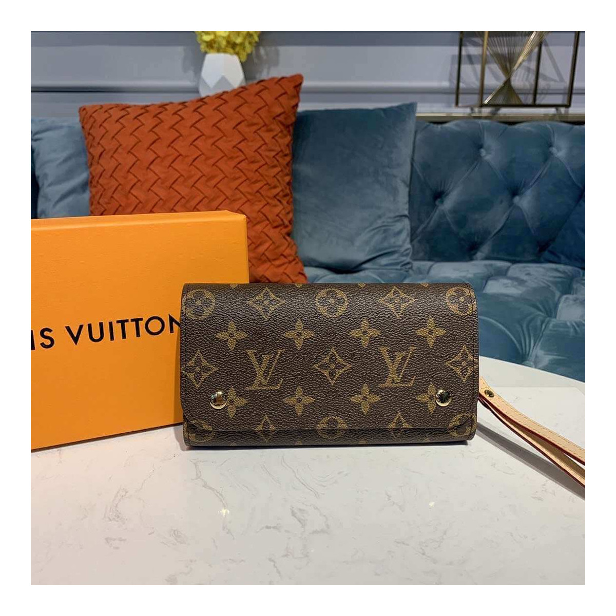 Louis Vuitton Monogram Canvas Kasai Wallet M58080