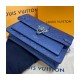 Louis Vuitton Vavin Chain Wallet M59077 Navy Nacre