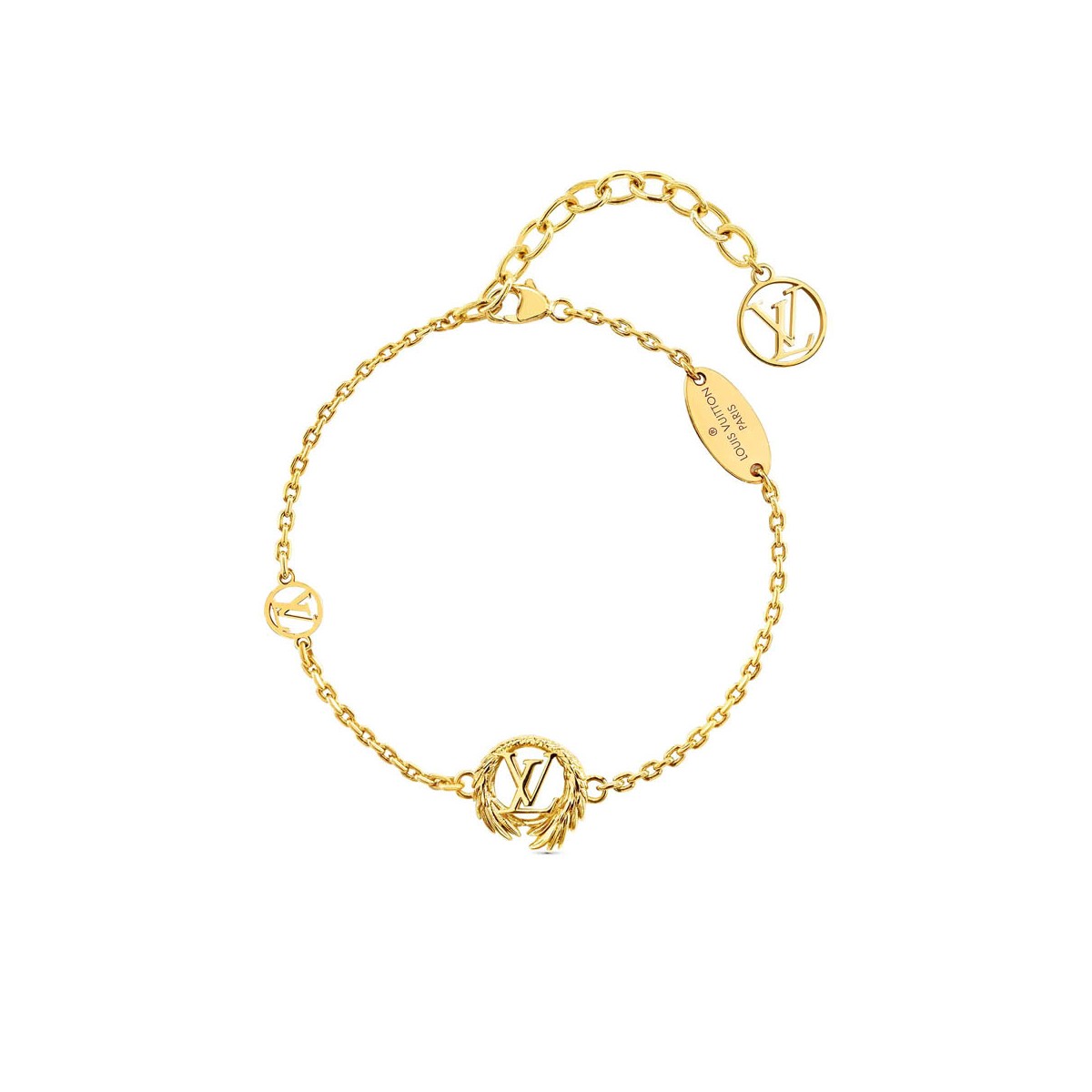 Louis Vuitton M64292 LV Angel Bracelet Yellow Gold