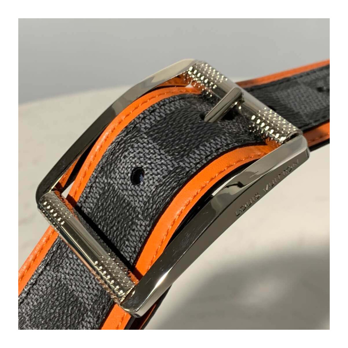 Louis Vuitton LV Reverso 40mm Reversible Belt M0038U Orange