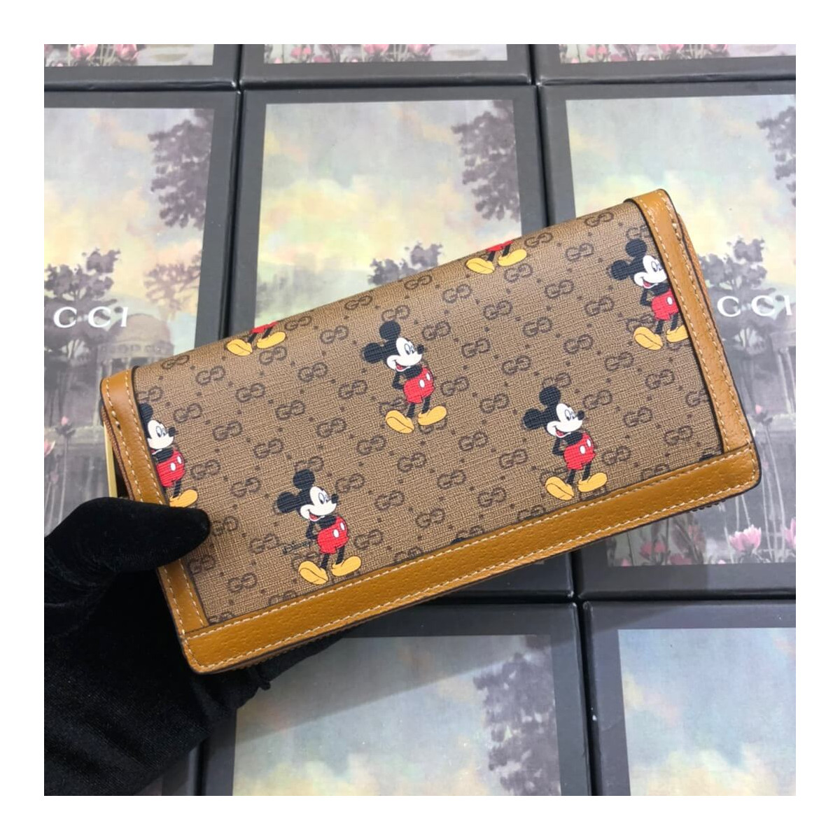 Disney x Gucci Zip Around Wallet 602532