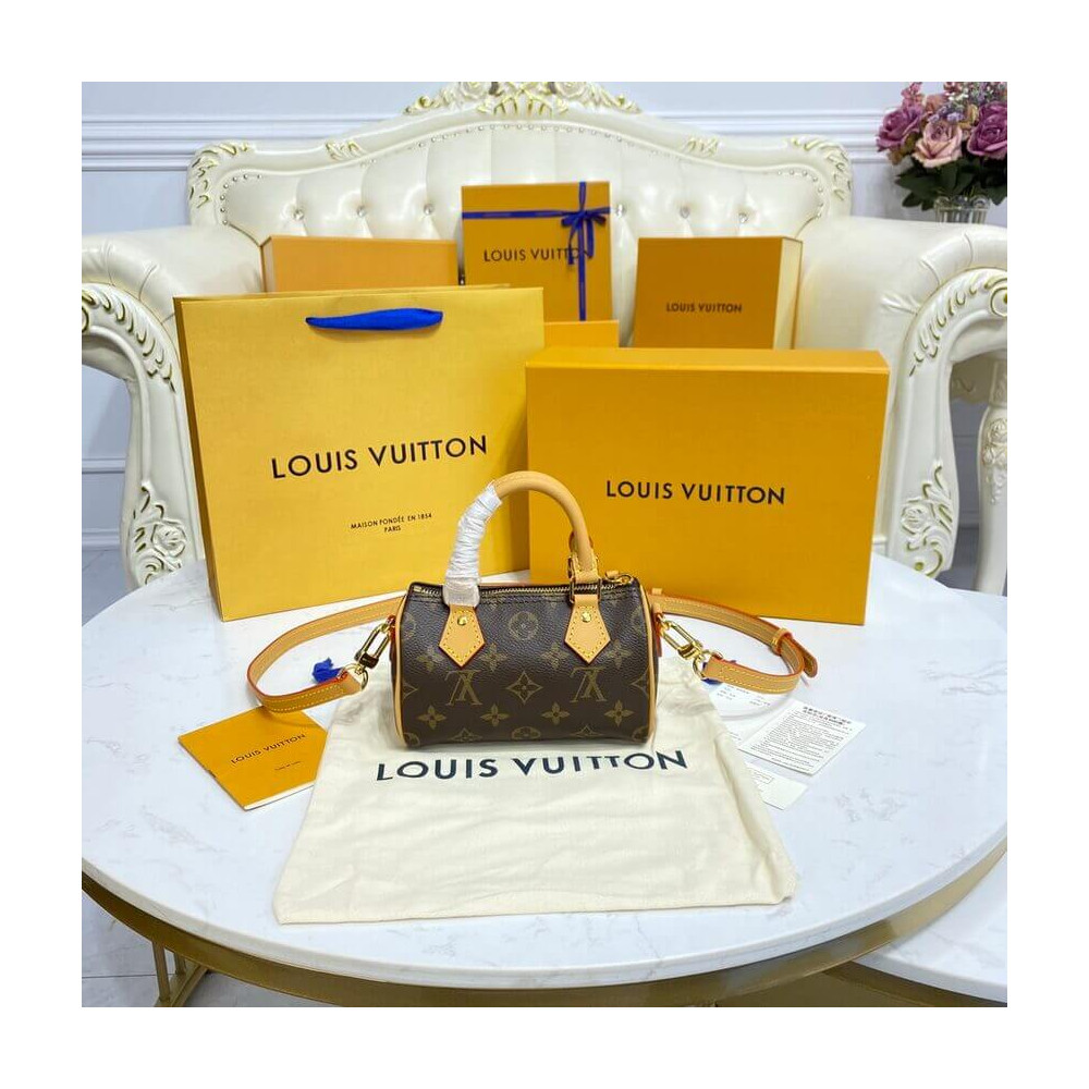 Louis Vuitton Monogram Canvas Nano Speedy M81085