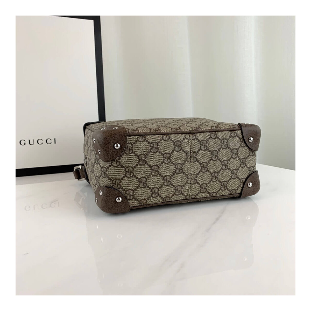 Gucci Shoulder Bag With Leather Details 626363