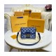 Louis Vuitton Monogram Denim Mini Dauphine M59716