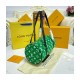 Louis Vuitton Monogram Jacquard Velvet Papillon Bag M46206 Green