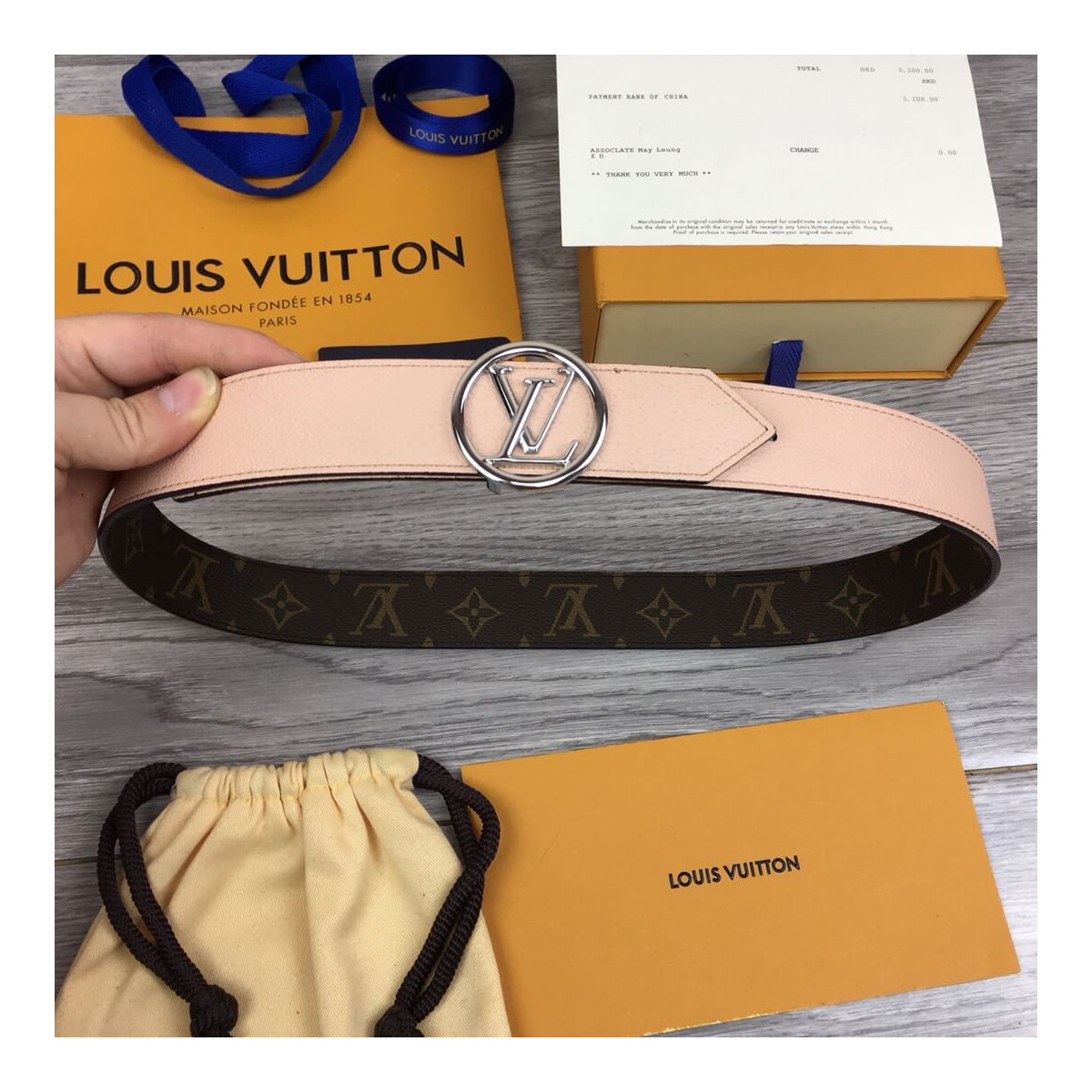 Louis Vuitton Circle 35mm Reversible Belt M0143U