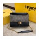 Fendi Kan U Medium Leather Shoulder Bag 8M5327