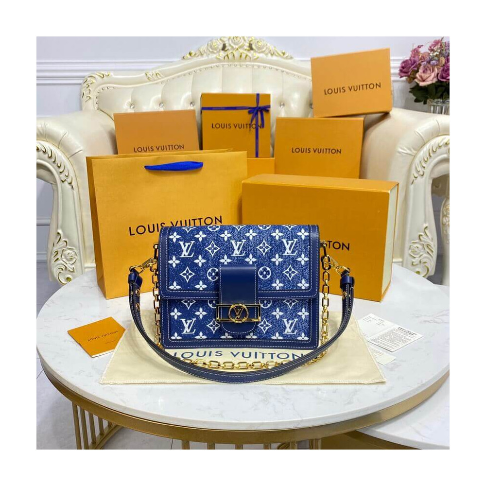 Louis Vuitton Monogram Denim Dauphine MM M59631