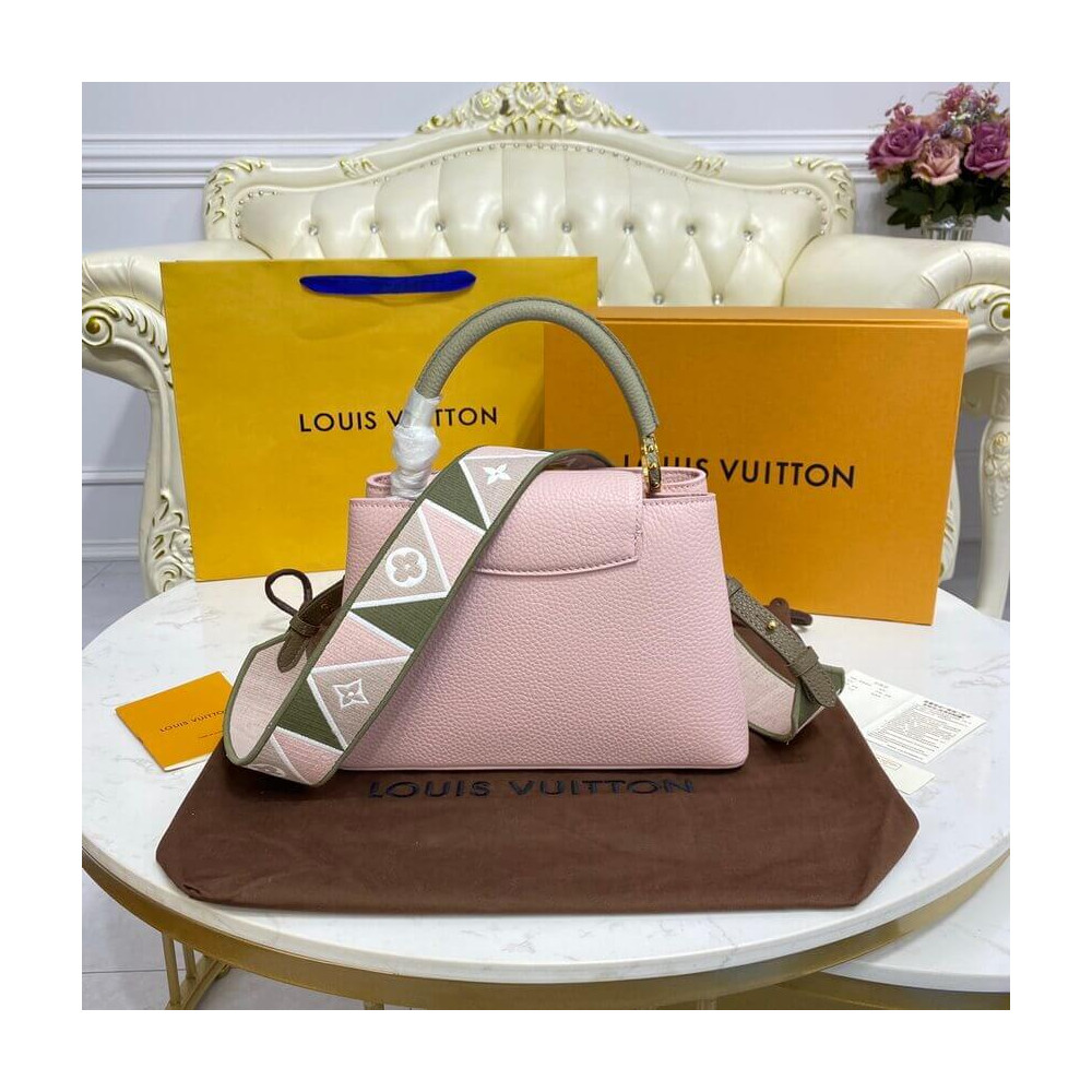 Louis Vuitton Capucines BB M59061 Rose/Beige