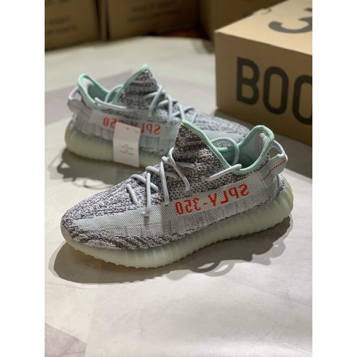 Adidas Yeezy Boost 350 V2 Blue Tint AH2204