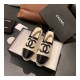 Chanel Slingback Espadrilles G34817 Beige/Black