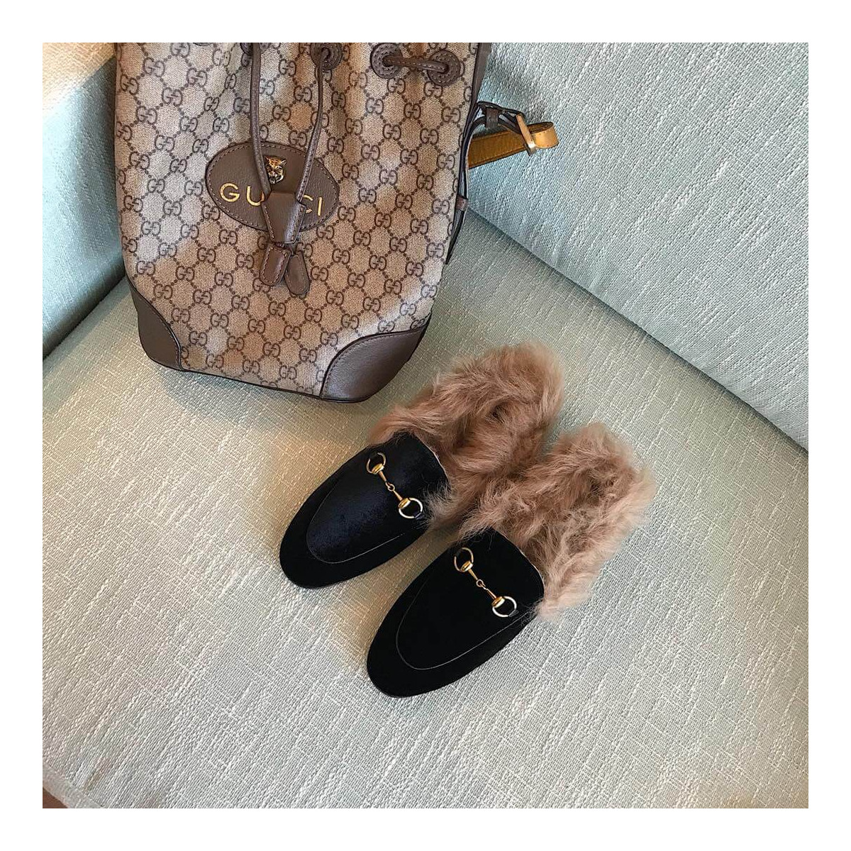 Gucci Velvet loafer 448655