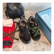 Gucci Flashtrek Sneaker With Removable Crystals 537153 Black