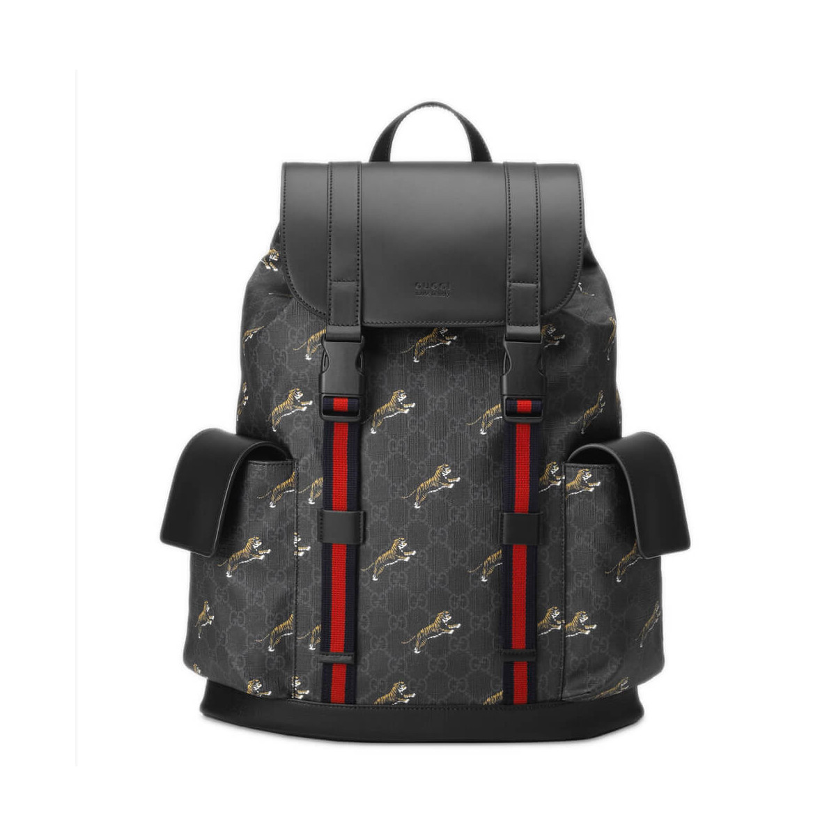 Gucci Bestiary Backpack With Tigers 495563