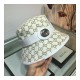 Gucci GG Canvas Bucket Hat With Double G 576587