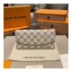 Louis Vuitton Damier Azur Canvas Emilie Wallet N41625