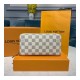 Louis Vuitton Damier Azur Canvas Zippy Wallet N41660