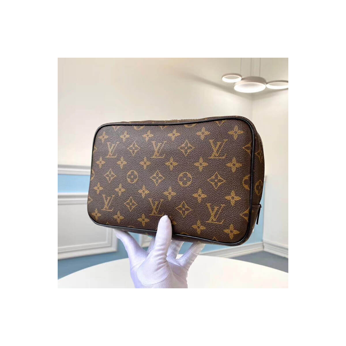 Louis Vuitton Monogram Macassar Toilet Pouch GM M47506