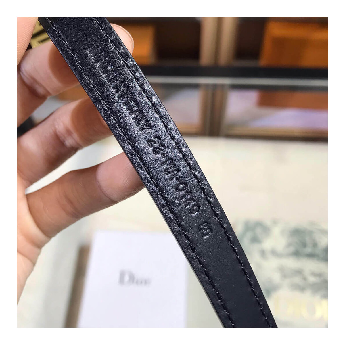 Christian Dior J’adior 1.5cm Belt B0386