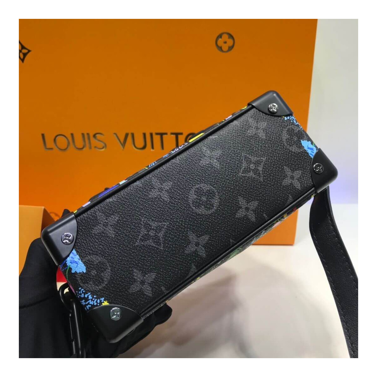 Louis Vuitton Flower Print Mini Soft Trunk M69072