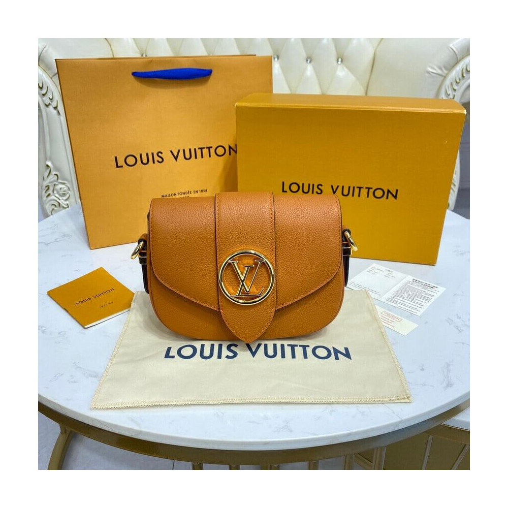 Louis Vuitton LV Pont 9 Soft PM M58729 Golden Siena