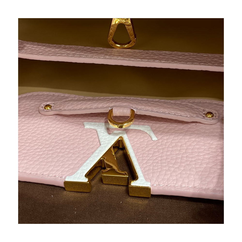 Louis Vuitton Capucines MM M59020 Rose/Beige