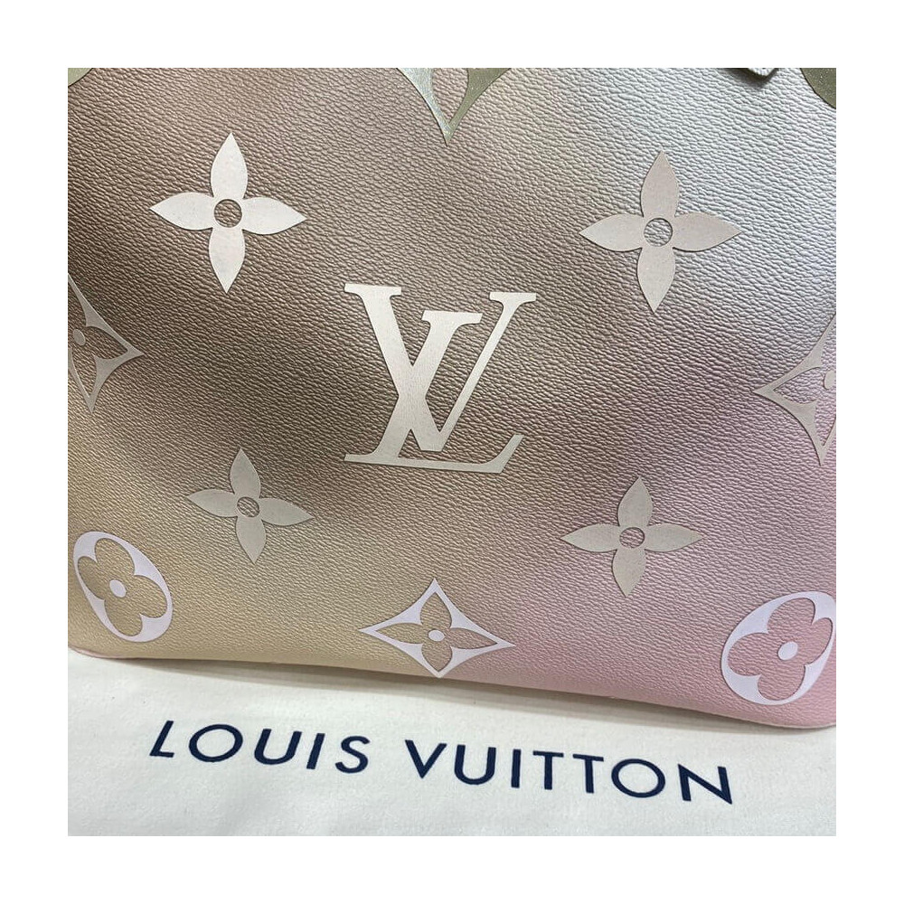 Louis Vuitton Neverfull MM M59859 Sunset Kaki