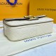 Louis Vuitton Monogram Empreinte Leather Marceau Bag M46201 Cream