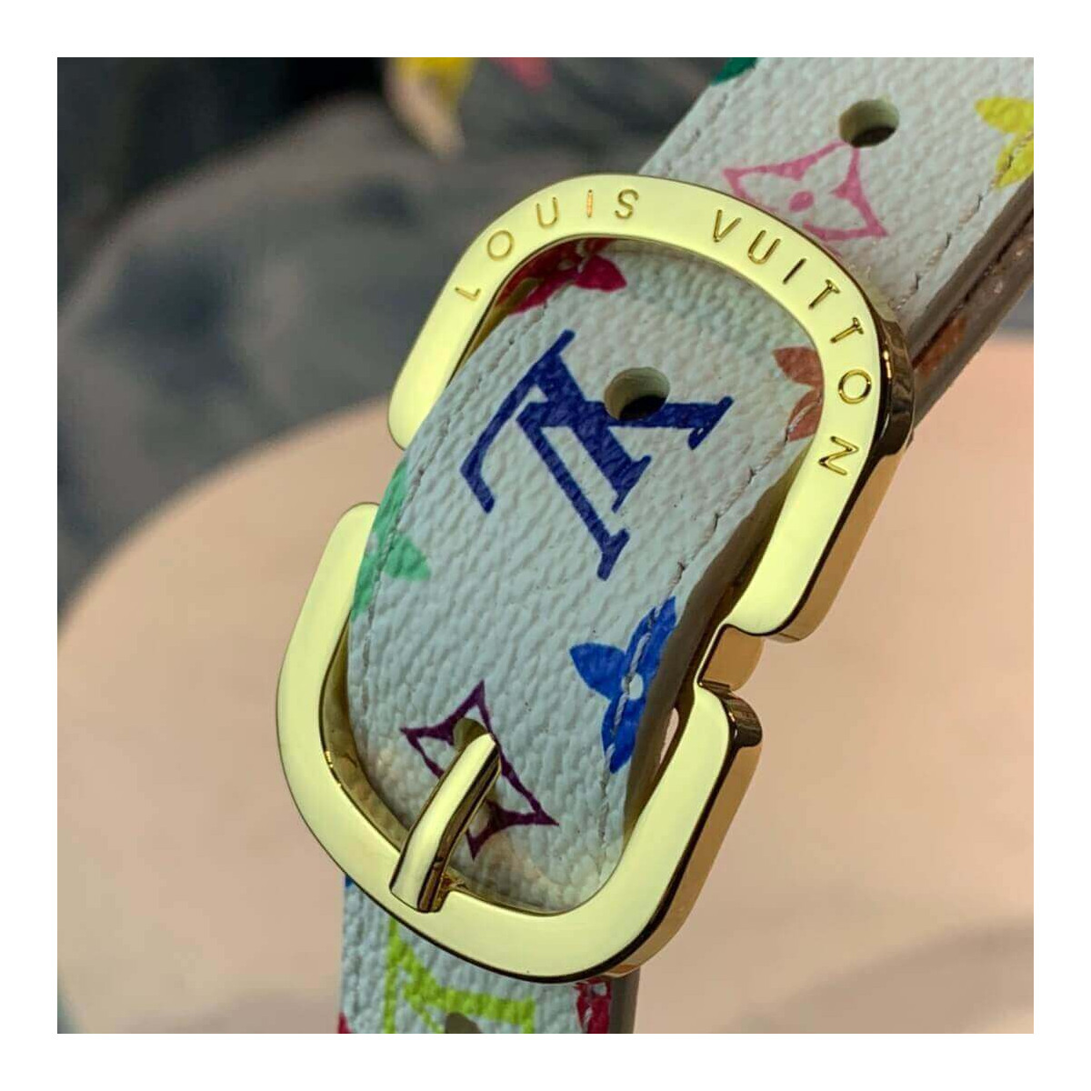 Louis Vuitton Mini Multicolor Belt 25mm M9585W