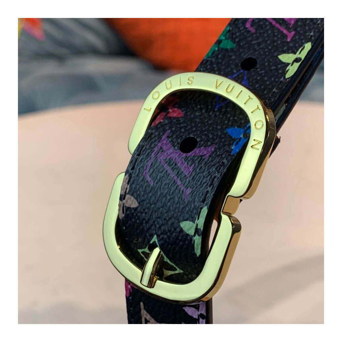 Louis Vuitton Mini Multicolor Belt 25mm M9586W