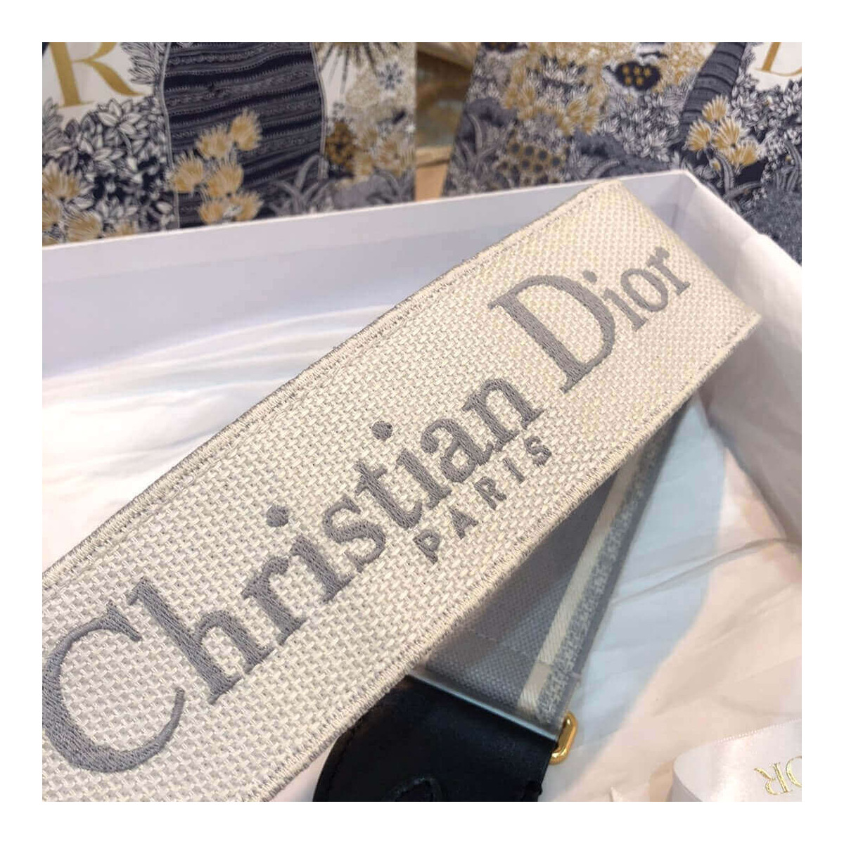 Christian Dior Embroidered Strap S8540