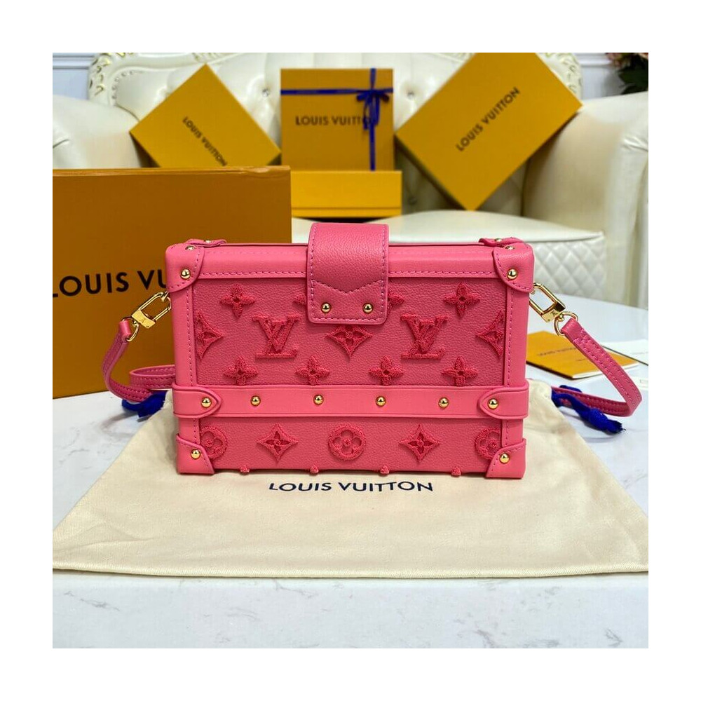 Louis Vuitton Petite Malle Bag M20745 Fluo Pink