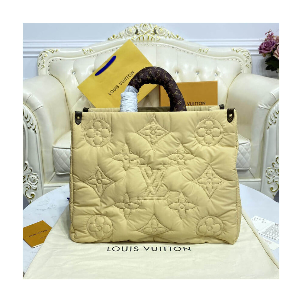 Louis Vuitton Econyl Onthego GM M59007 Beige