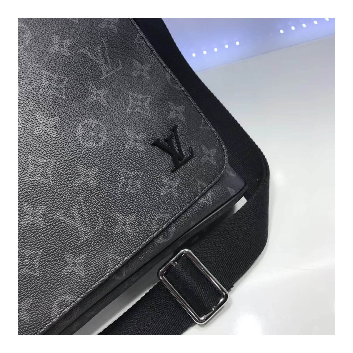 Louis Vuitton Monogram Eclipse Canvas District MM M44001