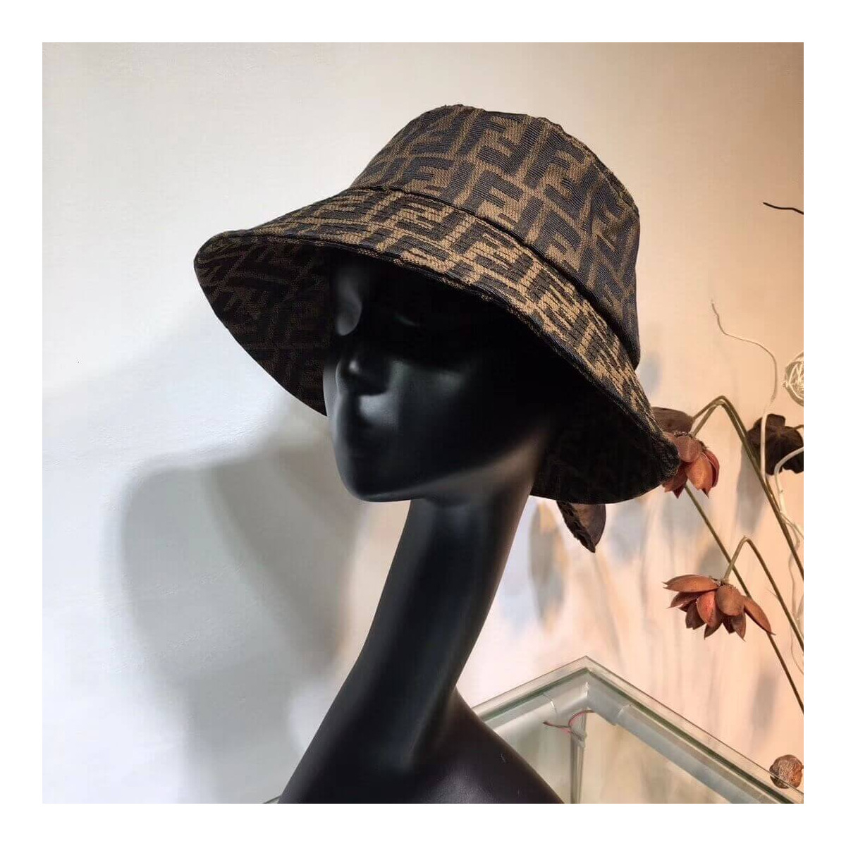 Fendi Reversible FF Bucket Hat 1359815