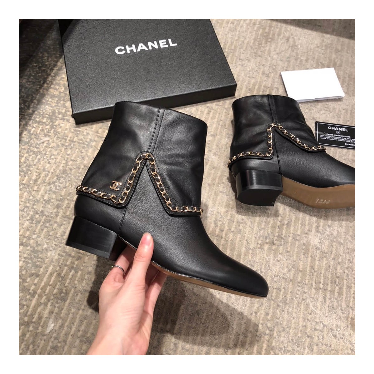 Chanel Ankle Boots G34929