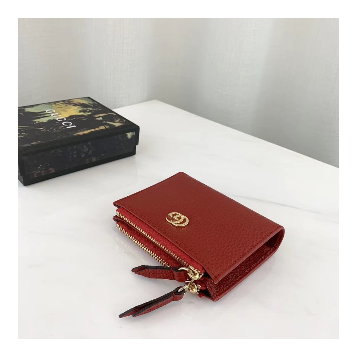 Gucci GG Marmont Leather Wallet 474747