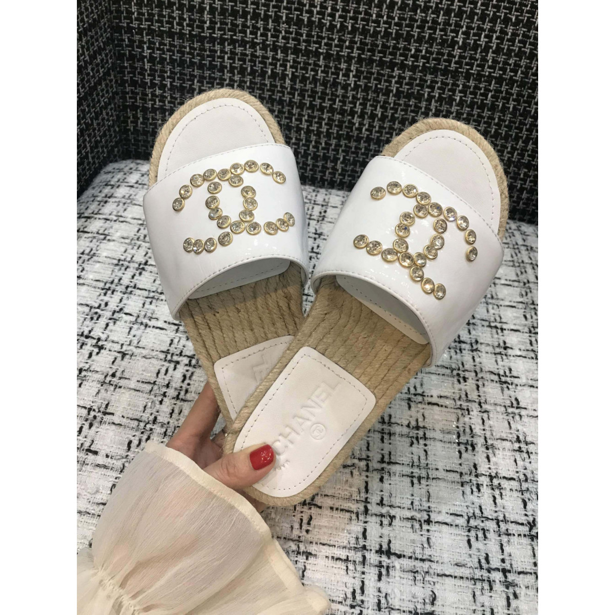 Chanel Paten Calfskin Mules G35603