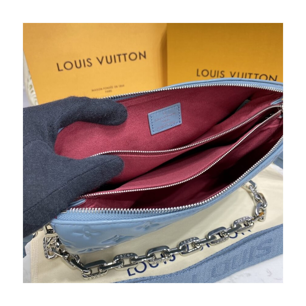 Louis Vuitton Coussin PM M58699 Bleu Glacier