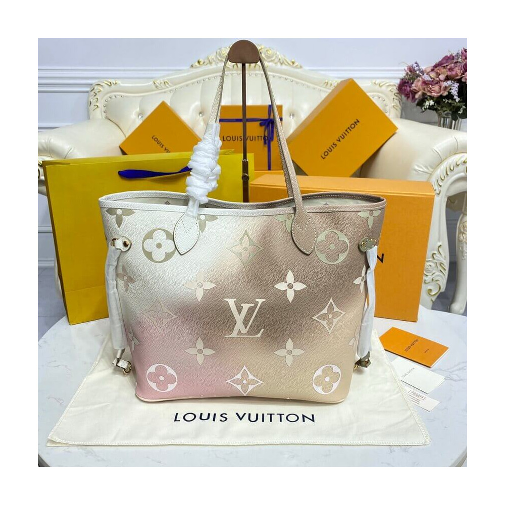 Louis Vuitton Neverfull MM M59859 Sunset Kaki