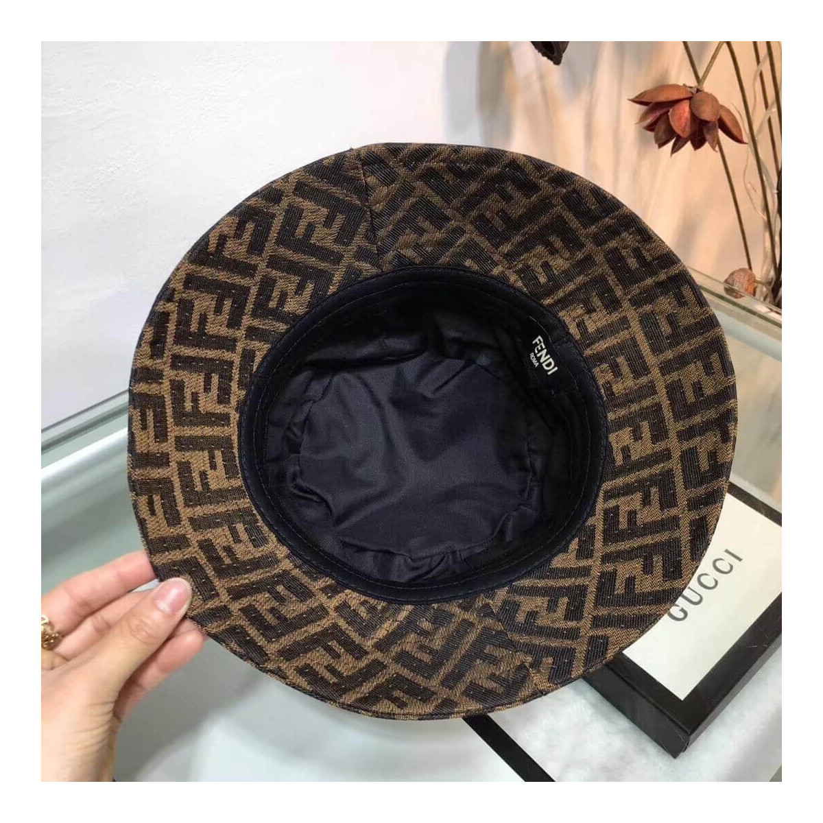 Fendi Reversible FF Bucket Hat 1359815