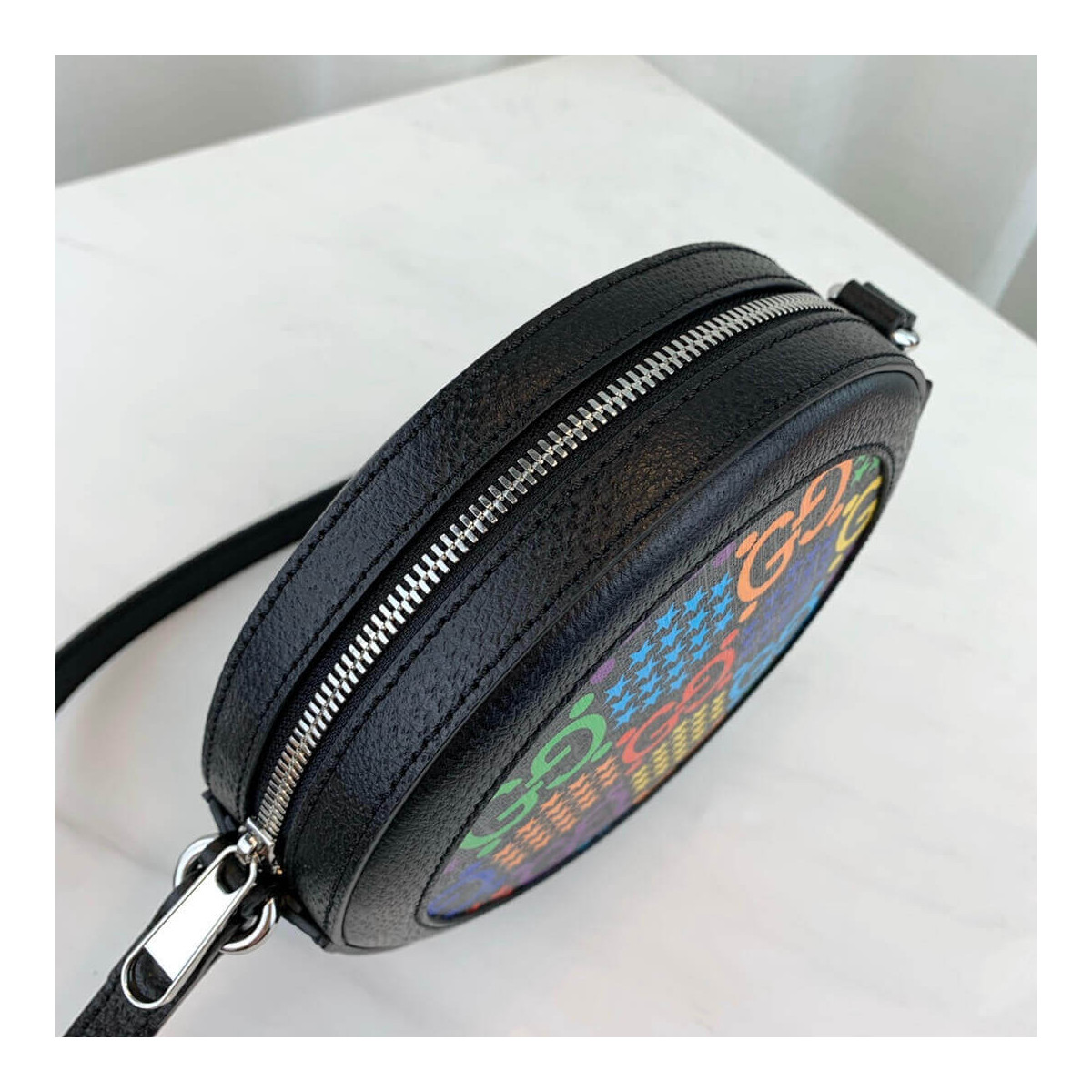 Gucci GG Psychedelic Round Shoulder Bag 603938