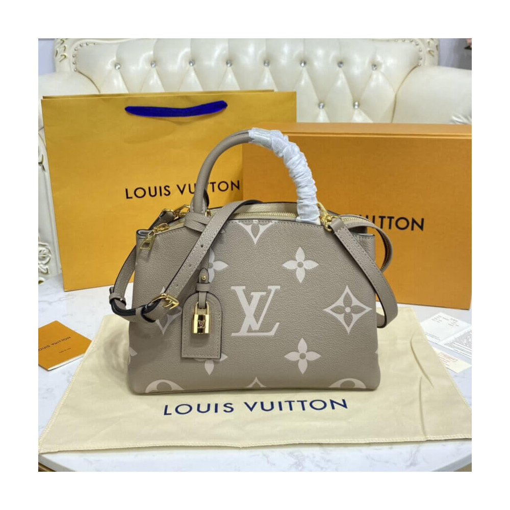 Louis Vuitton Bicolor Monogram Empreinte Leather Petit Palais M58914