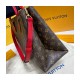 Louis Vuitton Monogram Canvas Flower Tote M43553 Red