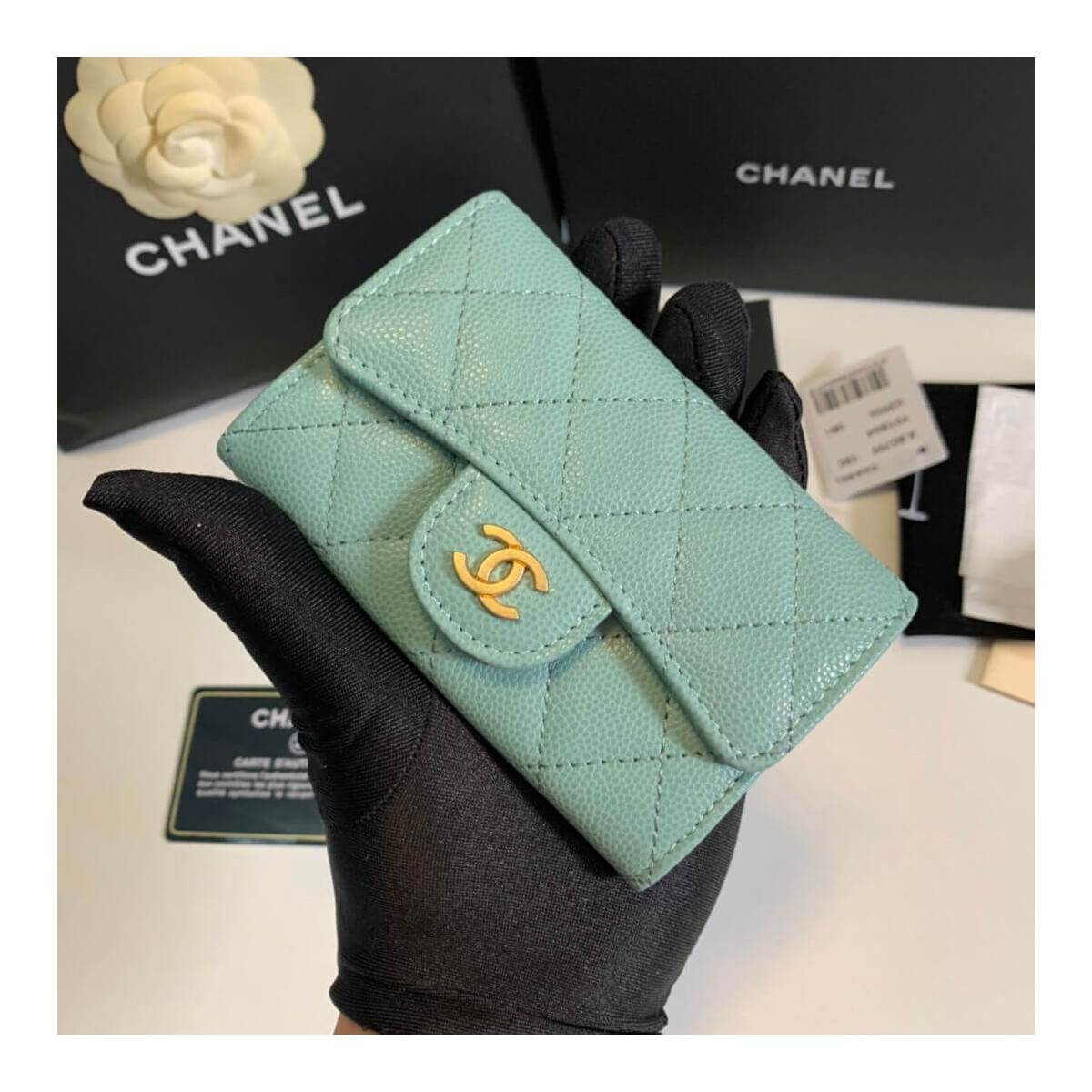 Chanel Caviar Classic Card Holder A80799