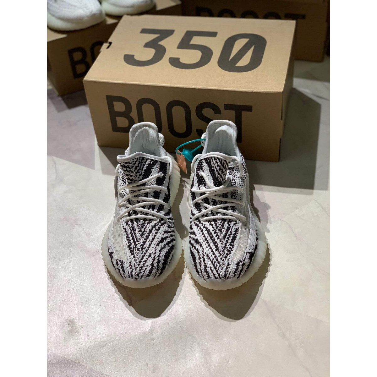 Adidas Yeezy Boost 350 V2 Zebra With Translucent Stripe AH2021