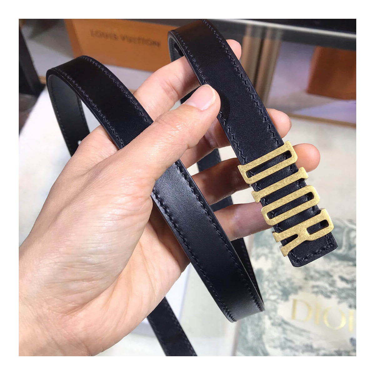 Christian Dior D-Fence 2.0cm Belt B0385