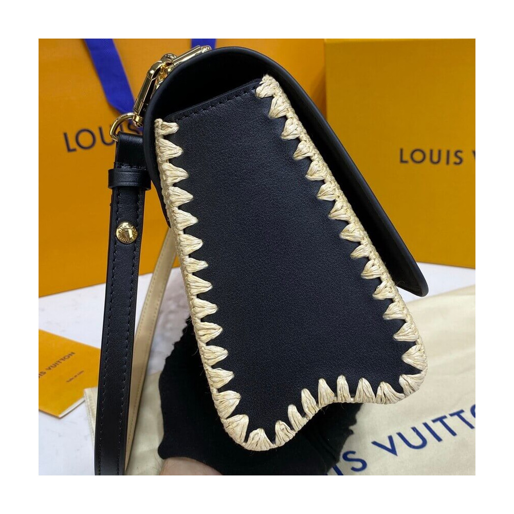 Louis Vuitton Twist MM M57647 Black