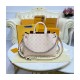 Louis Vuitton Mahina Calf Leather Bella Tote M59203 Cream