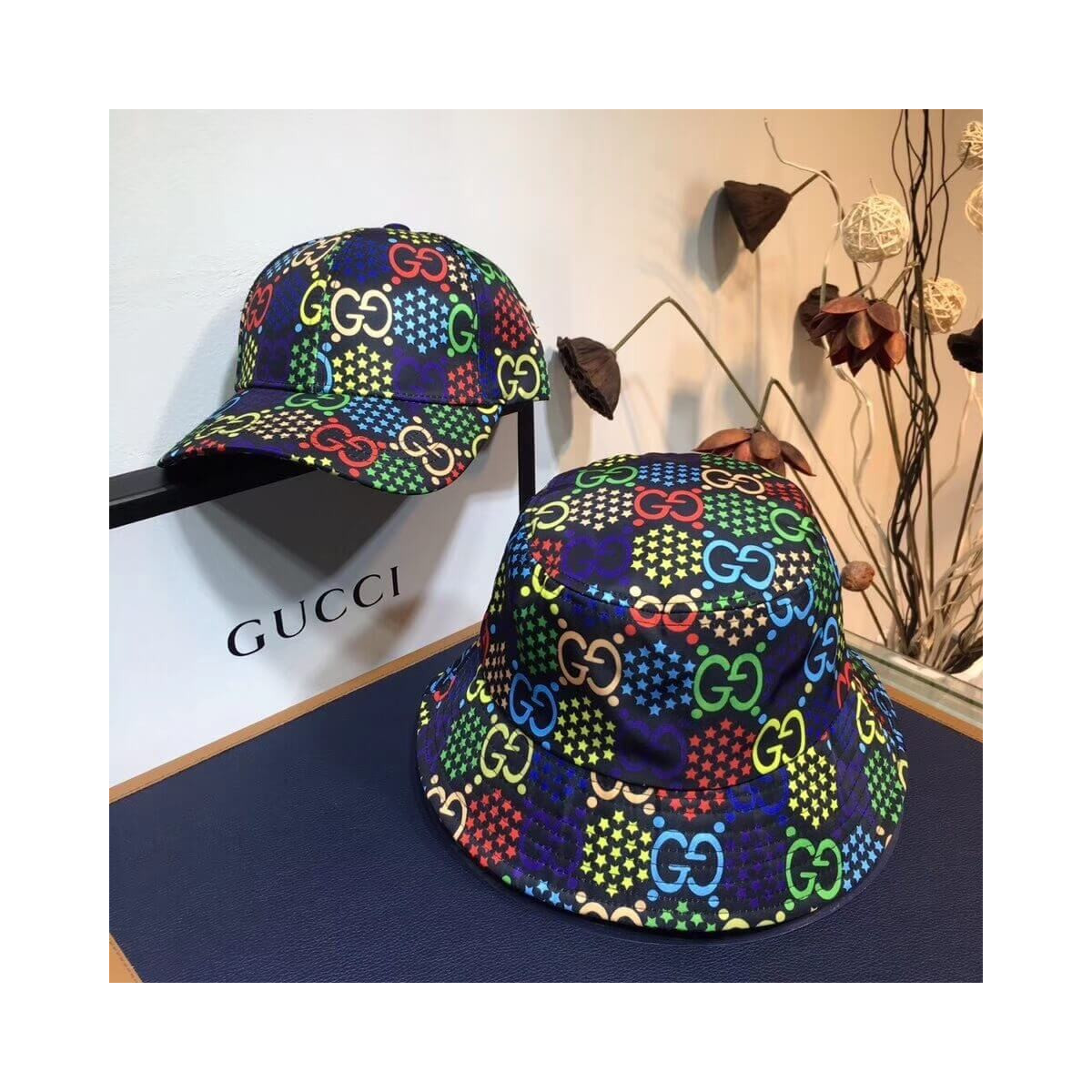 Gucci GG Psychedelic Fedora 604781